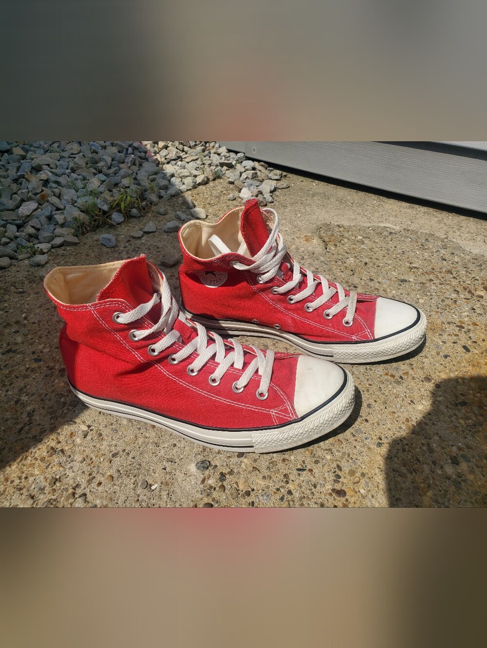 Converse Chuck Taylor All Star High Top Sneakers - Red - Picture 2 of 7